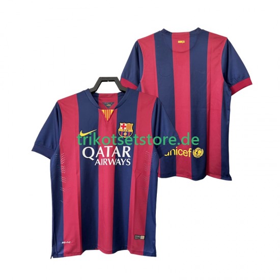 FC Barcelona Retro 2014 2015 Herren Trikot Heim Kurzarm