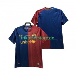 FC Barcelona Retro Champions League 2008 2009 Herren Trikot Heim Kurzarm