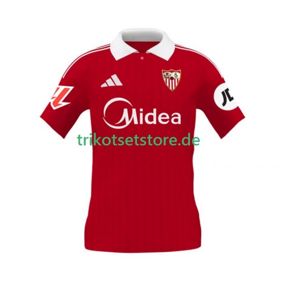 FC Sevilla 2025-2026 Herren Trikot Auswärts Kurzarm