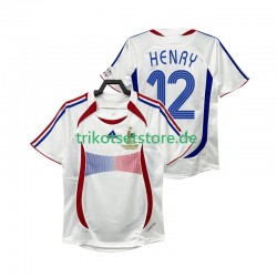 Frankreich Henry 12 Retro 2006 Herren Trikot Auswärts Kurzarm