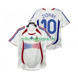 Frankreich ZIDANE 10 Retro 2006 Herren Trikot Auswärts Kurzarm