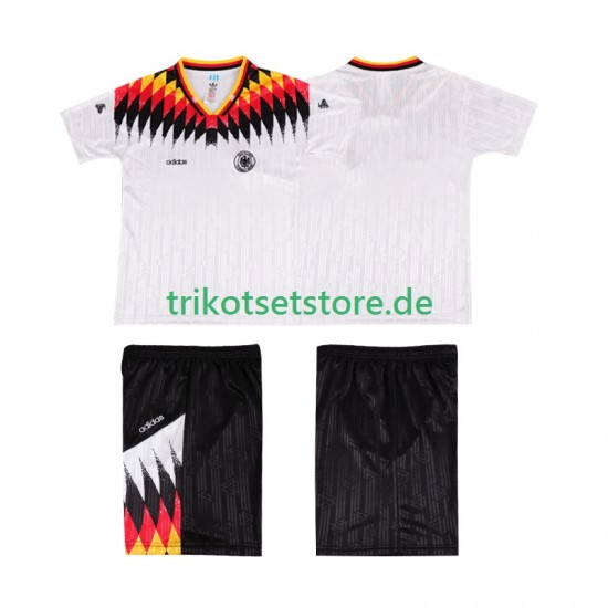 Deutschland Retro 1994 Kinder Trikotset Heim Kurzarm