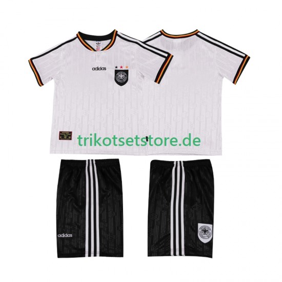 Deutschland Retro 1996 Kinder Trikotset Heim Kurzarm