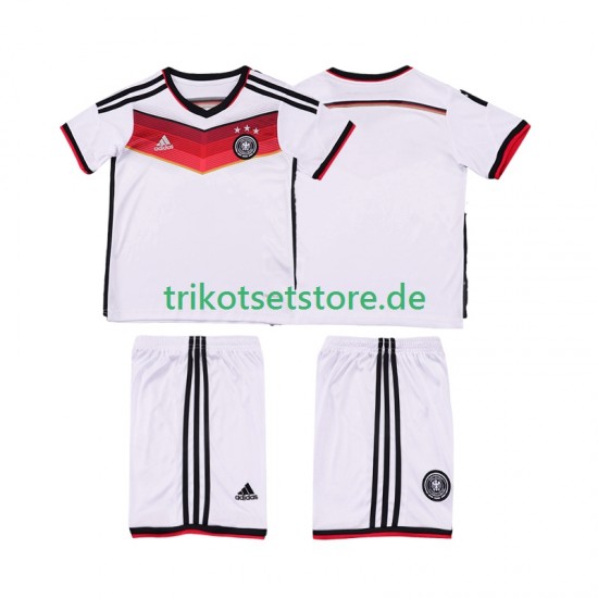 Deutschland Retro 2014 Kinder Trikotset Heim Kurzarm