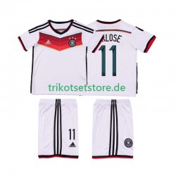 Deutschland KLOSE 11 Retro 2014 Kinder Trikotset Heim Kurzarm