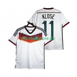Deutschland Klose 11 Retro 2014 Herren Trikot Heim Kurzarm