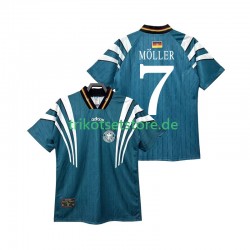 Deutschland MOLLER 7 Retro 1996 Herren Trikot Auswärts Kurzarm