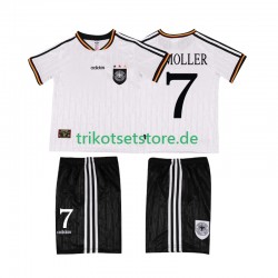 Deutschland Moller 7 Retro 1996 Kinder Trikotset Heim Kurzarm