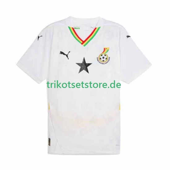 Ghana 2025 Herren Trikot Heim Kurzarm