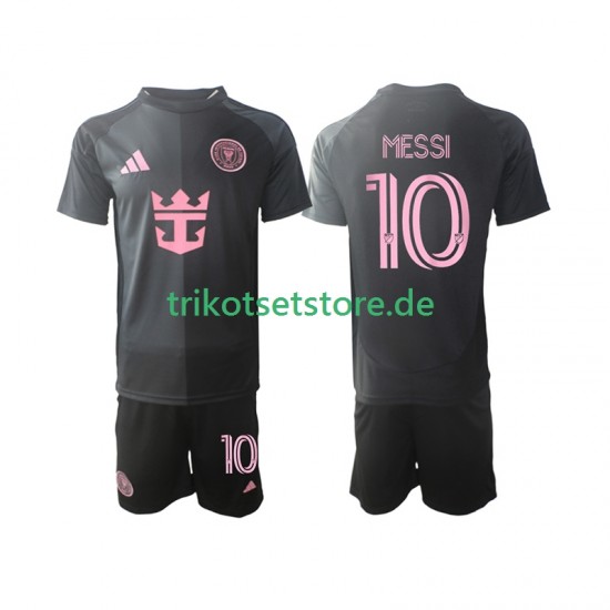 Inter Miami Lionel Messi 10 2025 Kinder Trikotset Auswärts Kurzarm