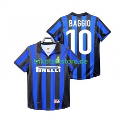 Inter Mailand BAGGIO 10 Retro 1998 1999 Herren Trikot Heim Kurzarm