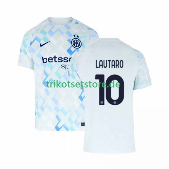 Inter Mailand Lautaro Martinez 10 2025-2026 Herren Trikot Auswärts Kurzarm