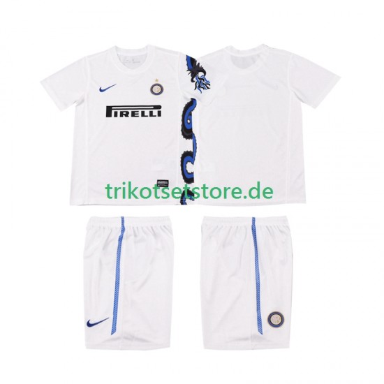Inter Mailand Retro 2010 2011 Kinder Trikotset Auswärts Kurzarm