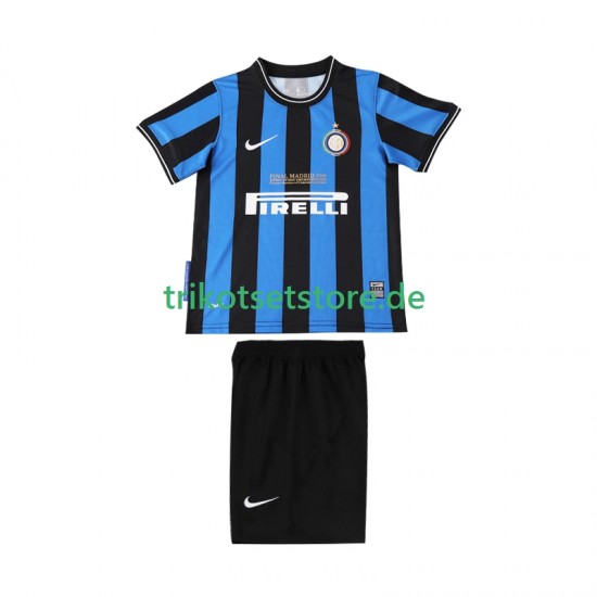 Inter Mailand Retro 2009 2010 Kinder Trikotset Heim Kurzarm