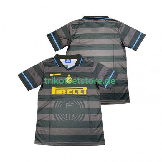 Inter Mailand Retro 1997 1998 Herren Trikot Ausweich Kurzarm