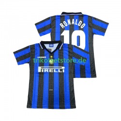 Inter Mailand Ronaldo 10 Retro 1997 1998 Herren Trikot Heim Kurzarm