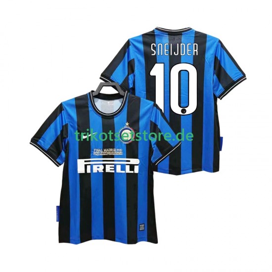 Inter Mailand SNEIJDER 10 Retro 2009 2010 Herren Trikot Heim Kurzarm