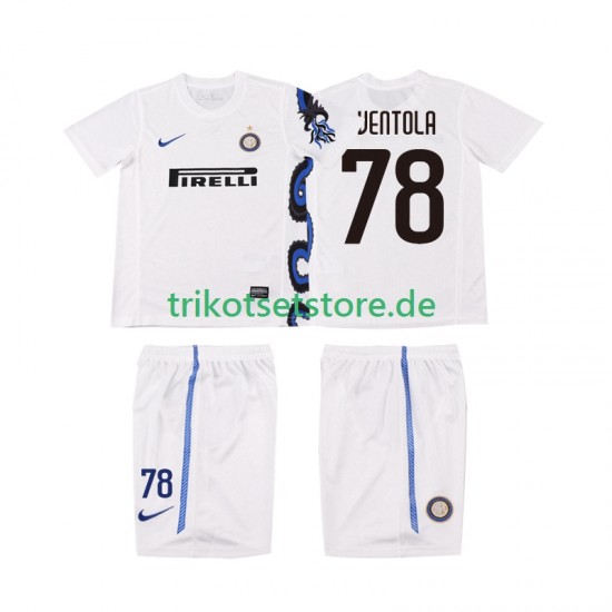 Inter Mailand VENTOLA 78 Retro 2010 2011 Kinder Trikotset Auswärts Kurzarm