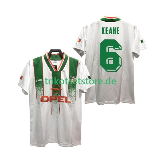 Irland KEAHE 6 Retro 1994 Herren Trikot Auswärts Kurzarm