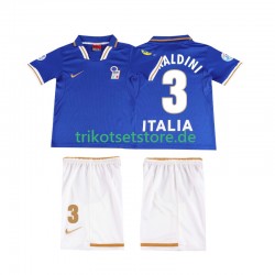 Italien MALDINI 3 Retro 1996 Kinder Trikotset Heim Kurzarm