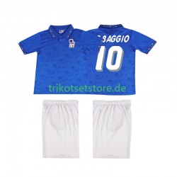 Italien Roberto Baggio 10 Retro 1994 Kinder Trikotset Heim Kurzarm