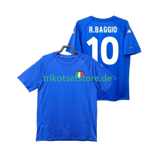 Italien Roberto Baggio 10 Retro 2000 Herren Trikot Heim Kurzarm