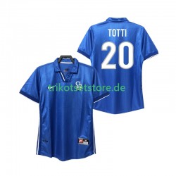 Italien Totti 20 Retro 1998 Herren Trikot Heim Kurzarm