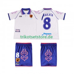 Japan NAKATA 8 Retro 1998 Kinder Trikotset Auswärts Kurzarm