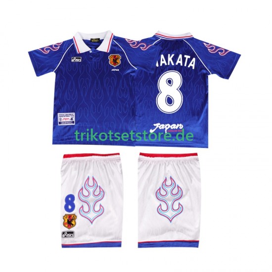 Japan NAKATA 8 Retro 1998 Kinder Trikotset Heim Kurzarm