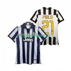 Juventus Turin Andrea Pirlo 21 Retro 2014 2015 Herren Trikot Heim Kurzarm