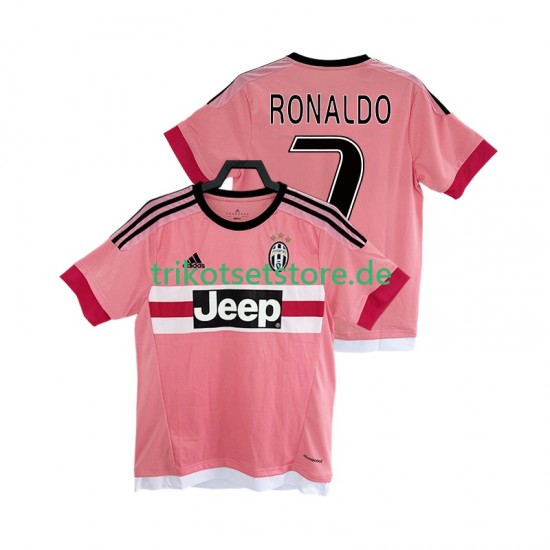 Juventus Turin Cristiano Ronaldo 7 Retro 2016 2017 Herren Trikot Auswärts Kurzarm