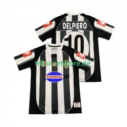 Juventus Turin DEL PIERO 10 Retro 2002 2003 Herren Trikot Heim Kurzarm