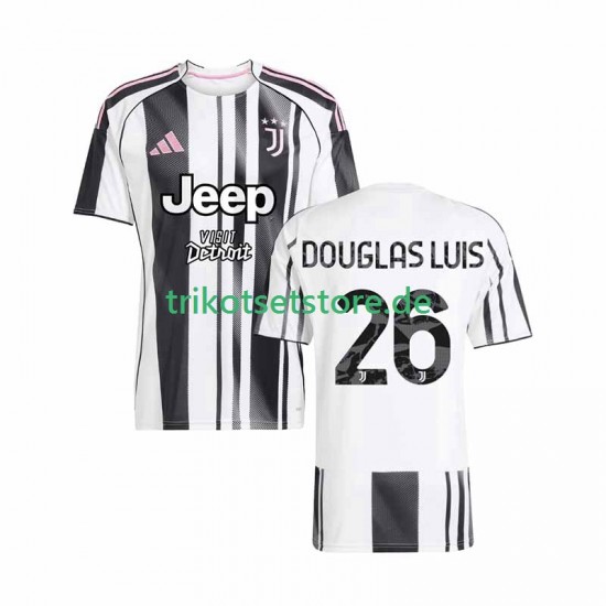 Juventus Turin Douglas Luiz 26 2025-2026 Herren Trikot Heim Kurzarm