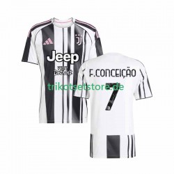 Juventus Turin Francisco Conceicao 7 2025-2026 Herren Trikot Heim Kurzarm