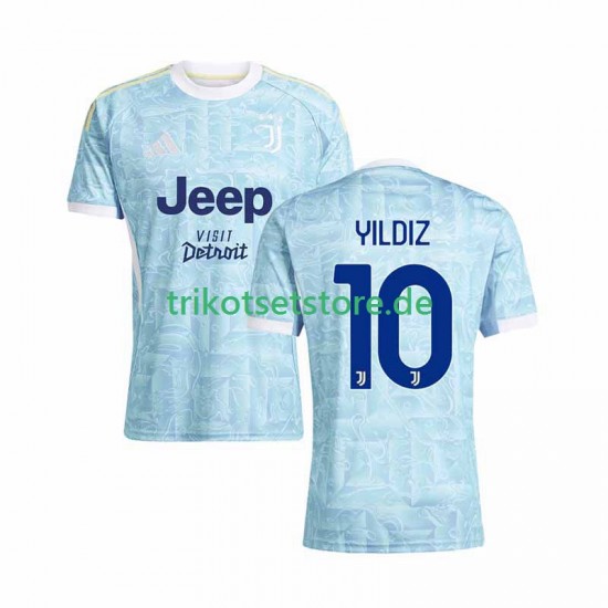 Juventus Turin Kenan Yildiz 10 2025-2026 Herren Trikot Auswärts Kurzarm