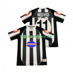 Juventus Turin NEDVED 11 Retro 2002 2003 Herren Trikot Heim Kurzarm