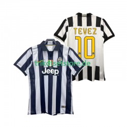 Juventus Turin TEVEZ 10 Retro 2014 2015 Herren Trikot Heim Kurzarm