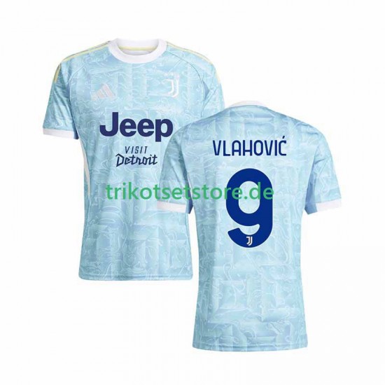 Juventus Turin Vlahovic 9 2025-2026 Herren Trikot Auswärts Kurzarm
