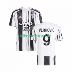 Juventus Turin Vlahovic 9 2025-2026 Herren Trikot Heim Kurzarm