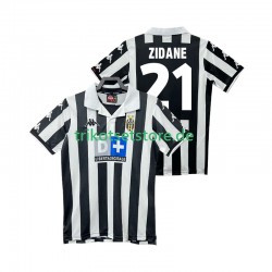 Juventus Turin ZIDANE 21 Retro 1999 2000 Herren Trikot Heim Kurzarm