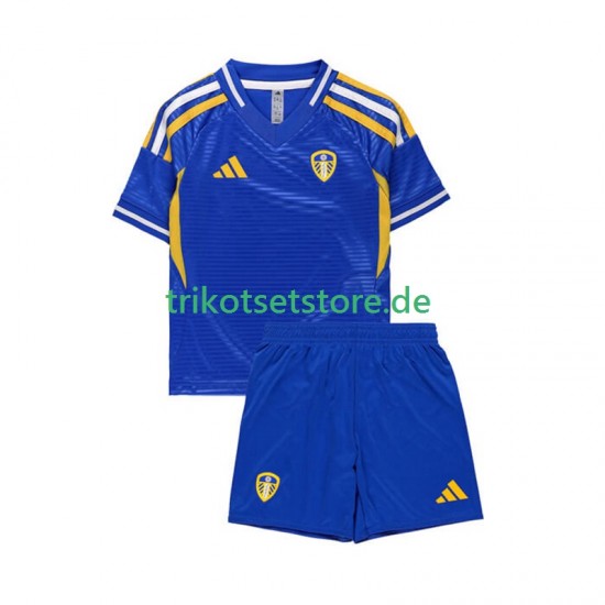 Leeds United 2025-2026 Kinder Trikotset Auswärts Kurzarm