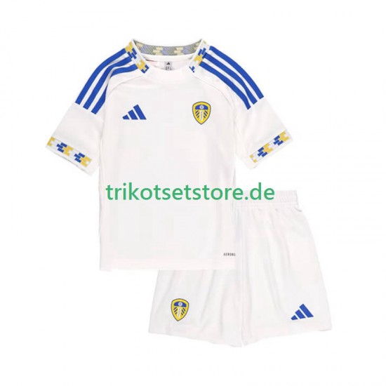 Leeds United 2025-2026 Kinder Trikotset Heim Kurzarm