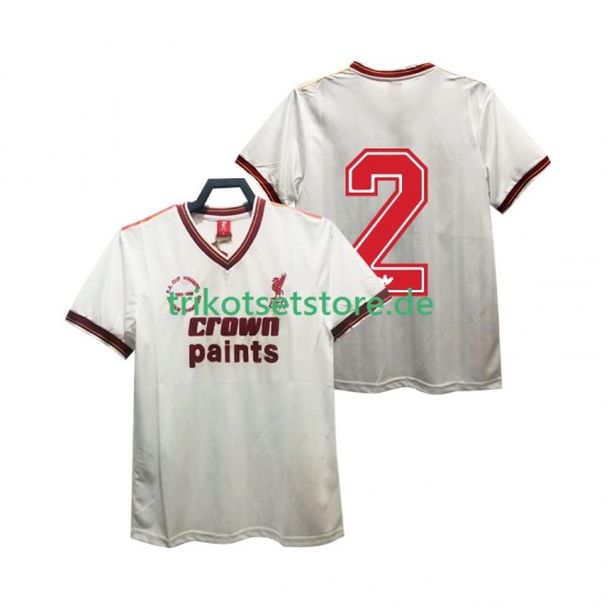 Liverpool 2 Retro 1985 1986 Herren Trikot Auswärts Kurzarm