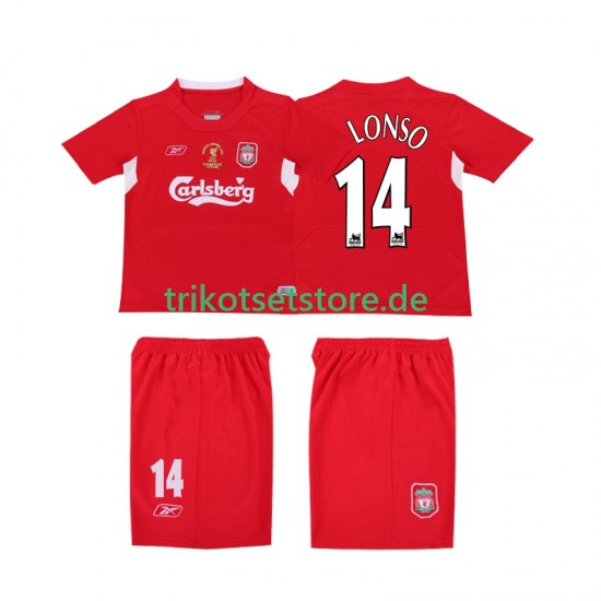 Liverpool ALONSO 14 Retro LWP 2004 2005 Herren Trikot Heim Kurzarm