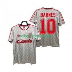 Liverpool BARNES 10 Retro 1989 1991 Herren Trikot Auswärts Kurzarm