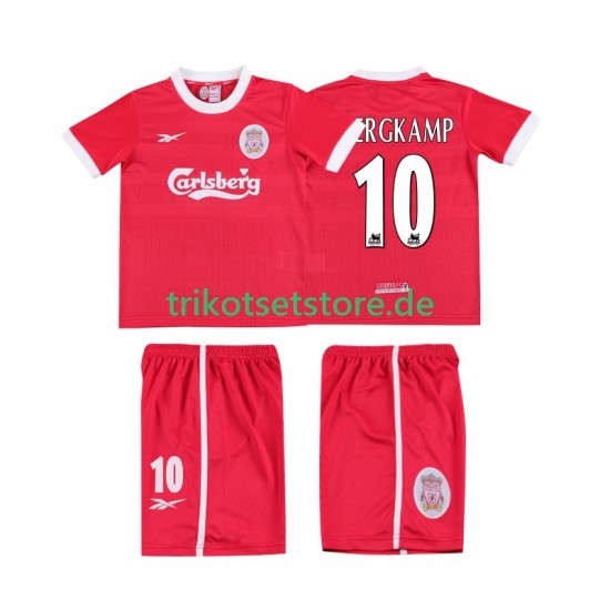 Liverpool BERGKAMP 10 Retro LWP 1997 1998 Kinder Trikotset Heim Kurzarm
