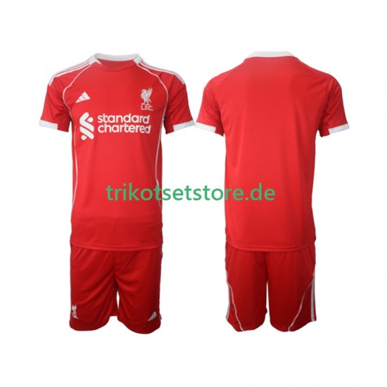 Liverpool 2025-2026 Kinder Trikotset Heim Kurzarm