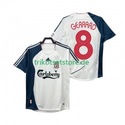 Liverpool GERRARD 8 Retro 2006 2008 Herren Trikot Auswärts Kurzarm