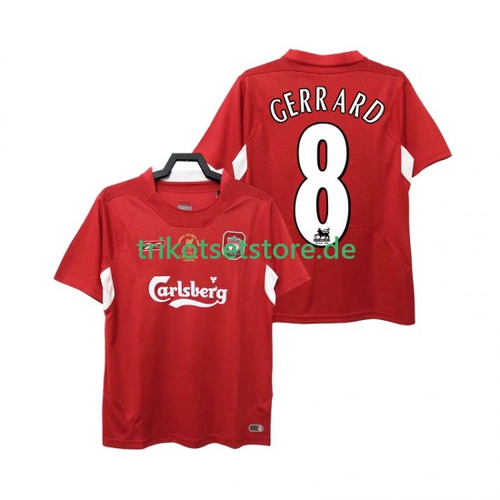 Liverpool GERRARD 8 Retro 2004 2005 Herren Trikot Heim Kurzarm