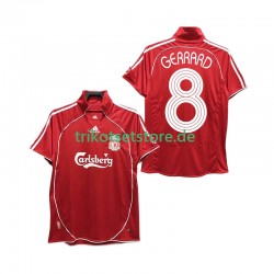 Liverpool GERRARD 8 Retro 2006 2008 Herren Trikot Heim Kurzarm